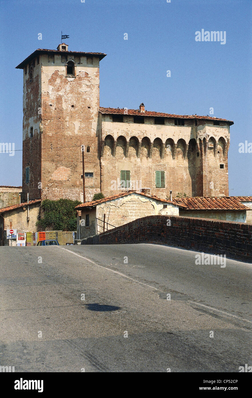Toscane - Campi Bisenzio (Fi). Rocca Strozzi, 1376 Photo Stock - Alamy