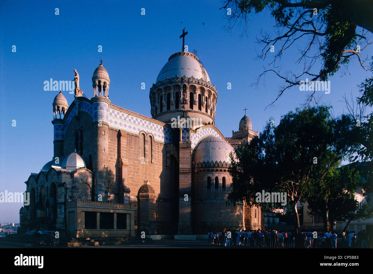 Algérie - ALGER. Basilique de Notre Dame d'Afrique, 1855. Banque D'Images