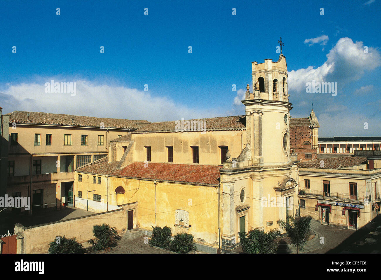 Sicile San Gregorio di Catania Église Mère Banque D'Images