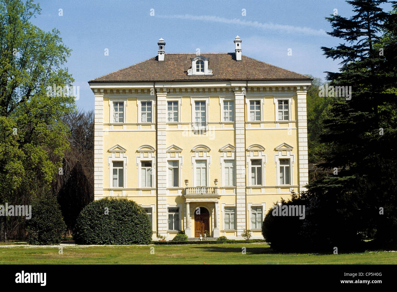 Piemonte - Torino - Villa Abegg, déjà de Vigna di Madama Reale, le dix-septième siècle. Banque D'Images