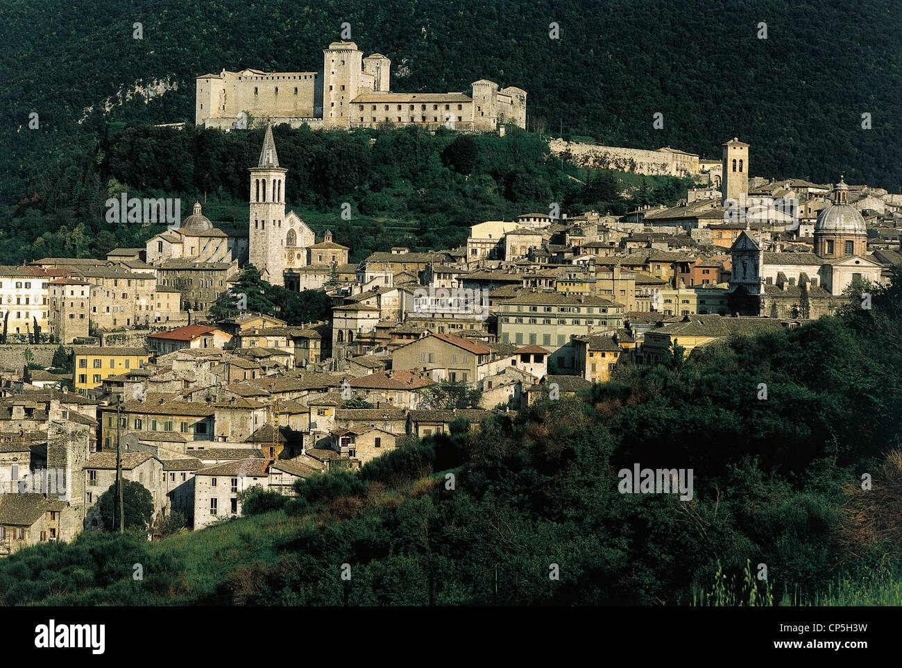 Ombrie Spoleto Voir Banque D'Images