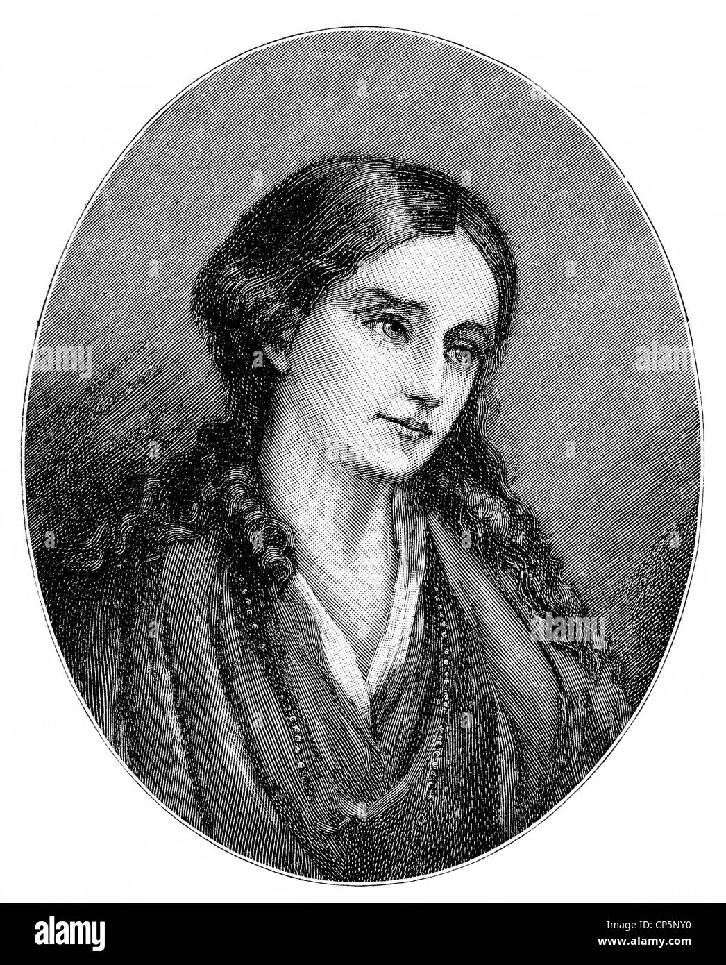 Sarah Margaret Fuller, 1810 - 1850, un écrivain et journaliste de l'activiste et transcendentalists for women's righ Banque D'Images