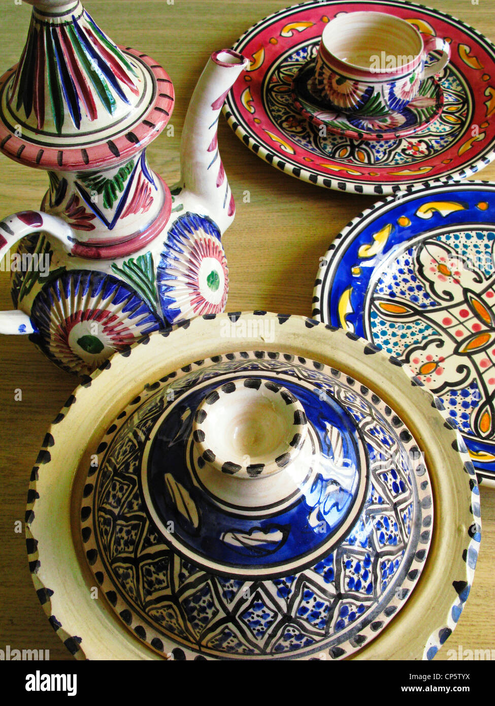 La céramique faite à la main à partir de la Tunisie Photo Stock - Alamy