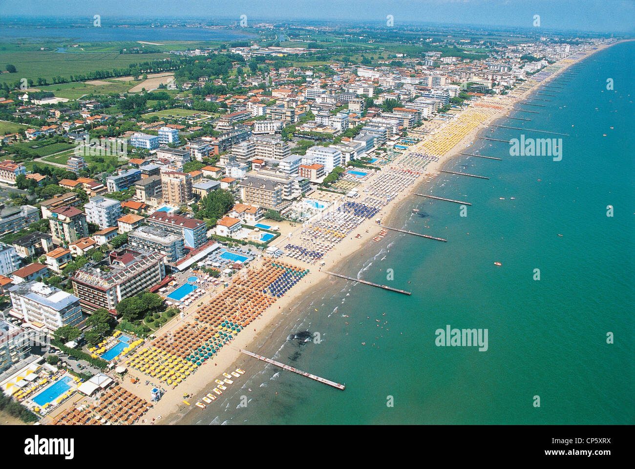 Lido di Jesolo Vénétie COAST Photo Stock Alamy