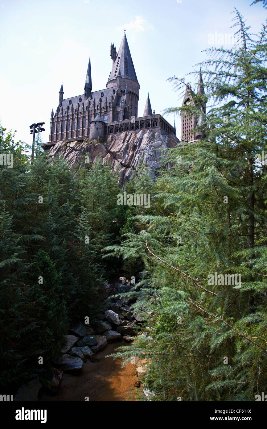 Harry Potter, Poudlard à Universal's Islands of Adventure Banque D'Images
