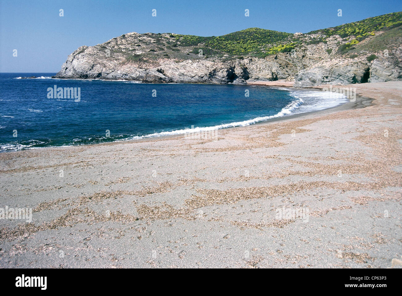 Sardaigne - Nurre (Ss). La plage de Cape Argentiera. Banque D'Images
