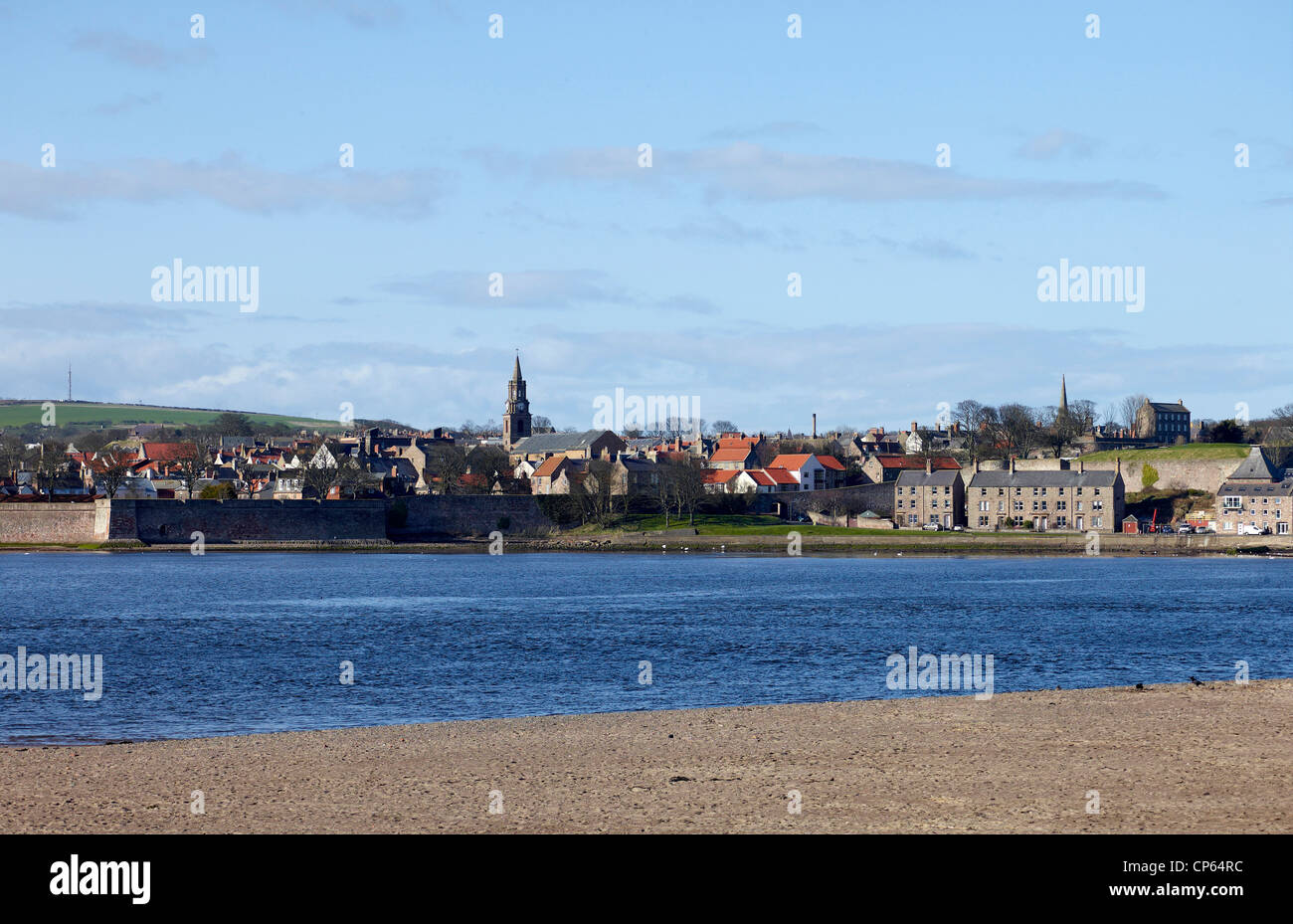 Carnforth, ville frontière, entre l'Angleterre et l'Ecosse Banque D'Images
