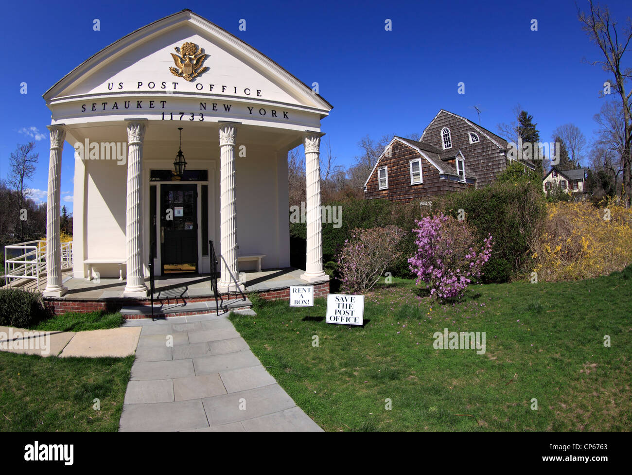 United States Post Office Setauket Long Island NY Banque D'Images