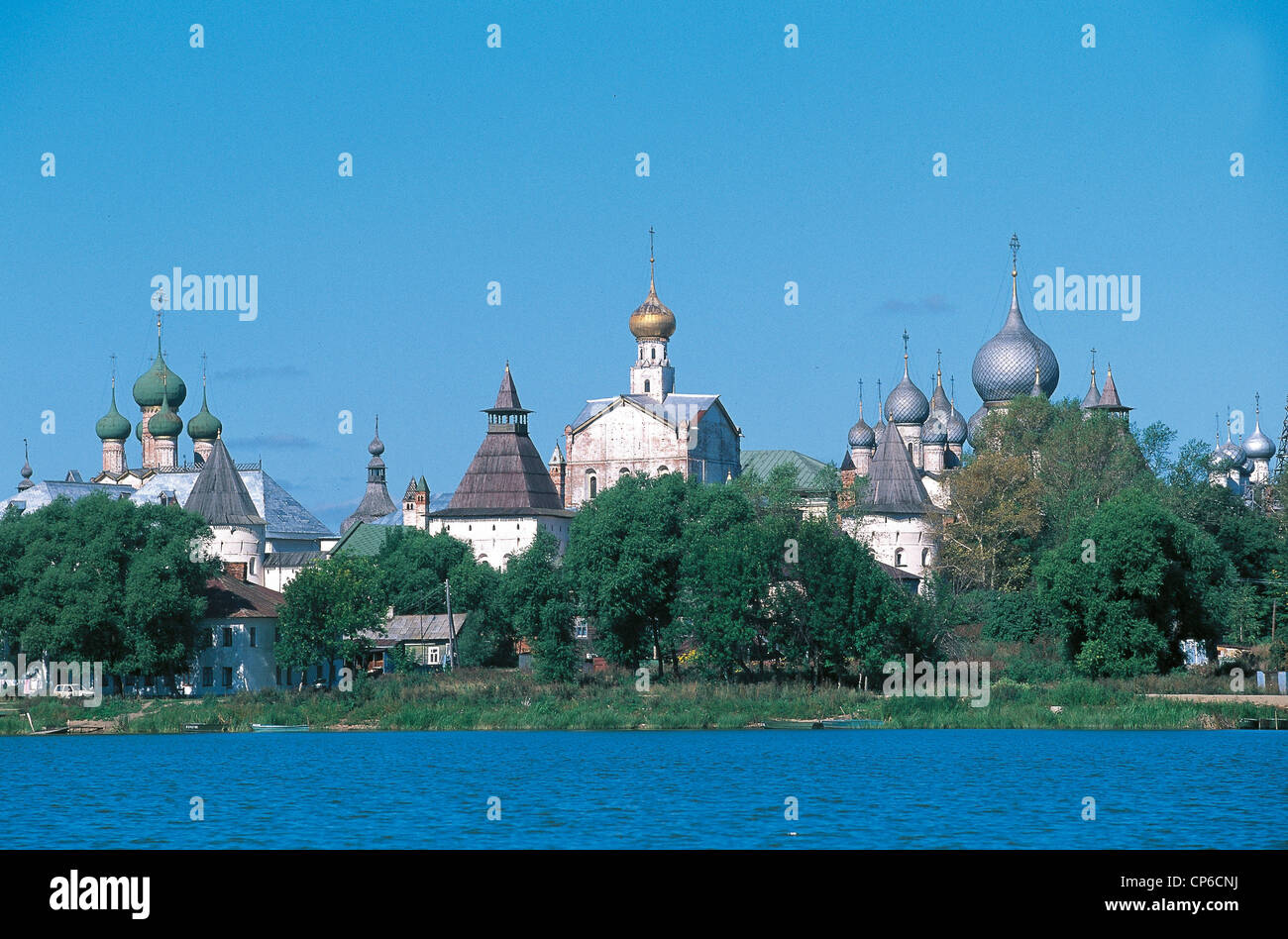 Russie - Rostov. Le kremlin (Kreml ', 1670-1683) Lac Noir Banque D'Images