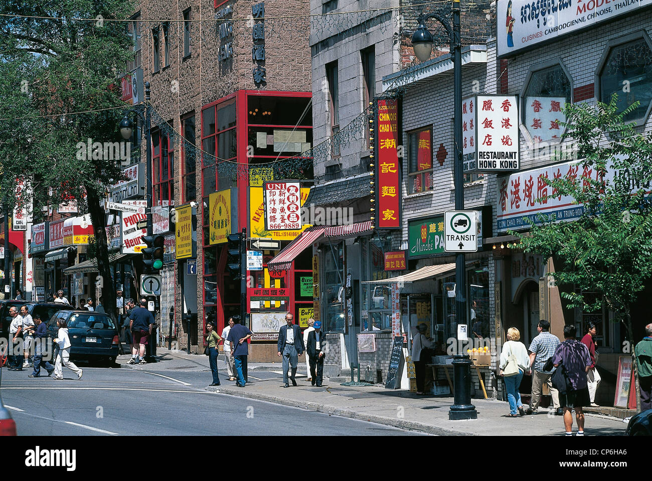 Canada - Québec, Montréal. Chinatown Banque D'Images