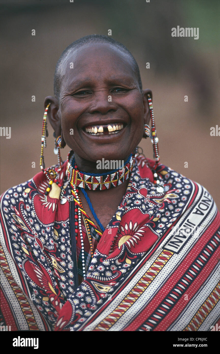 Kenya - Masai Mara. Les femmes Masai Banque D'Images