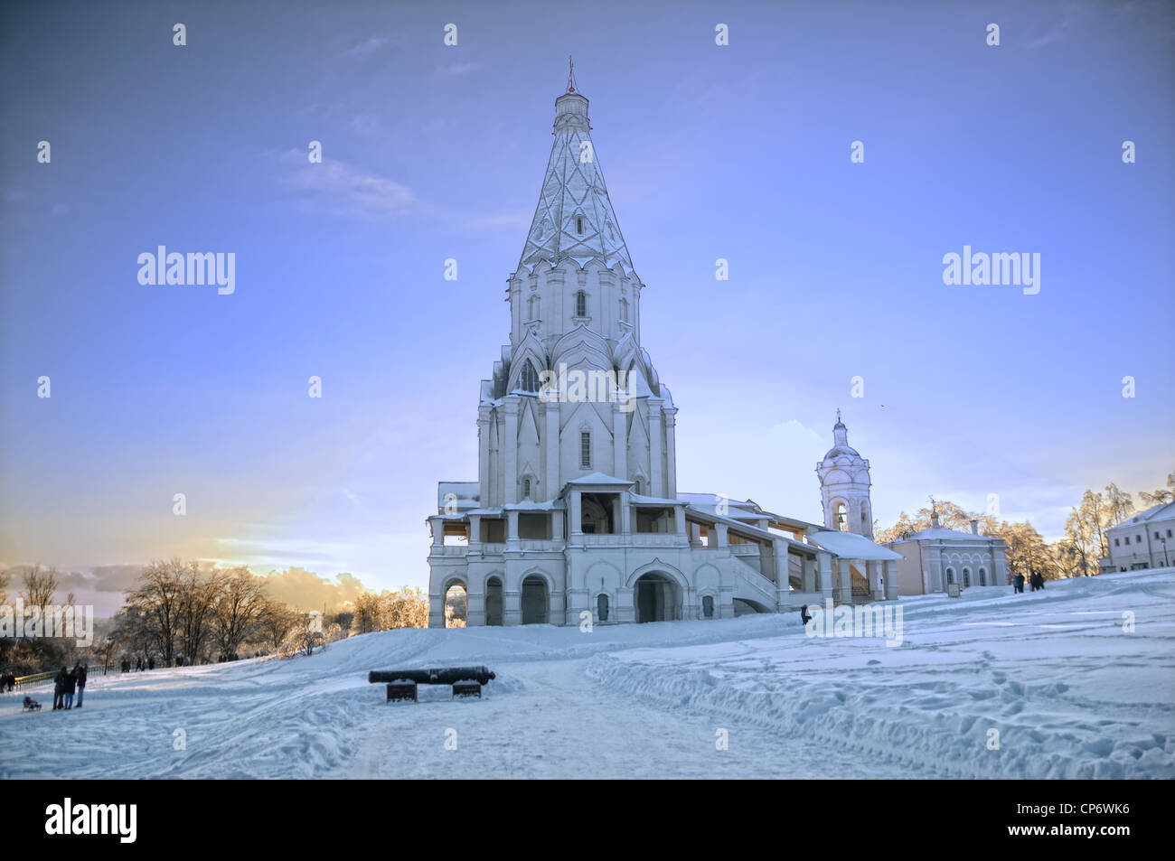 Église de la Parole du Christ en Kolomenskoe. Moscou. La Russie Banque D'Images