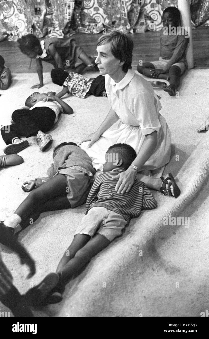 Repos pour enfants Enfants Boutique projet éducatif à Harlem New York City 1970 Banque D'Images