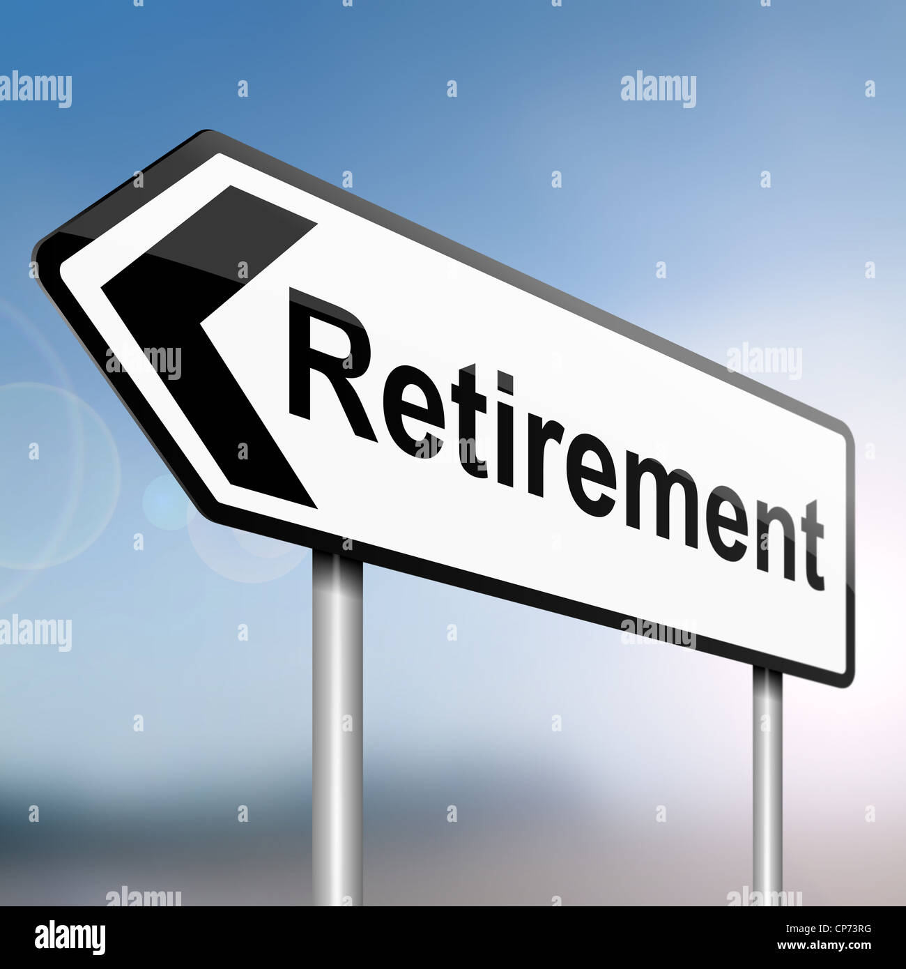 Retraite. Banque D'Images
