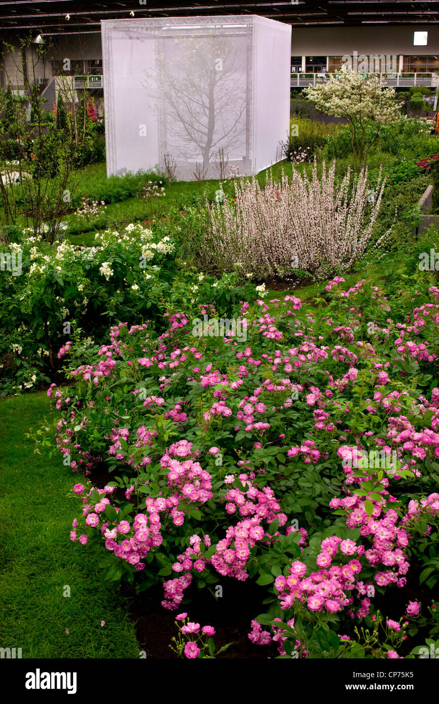Flower show et les expositions au Floralies de Gand en 2010 Flanders Expo, Belgique Banque D'Images