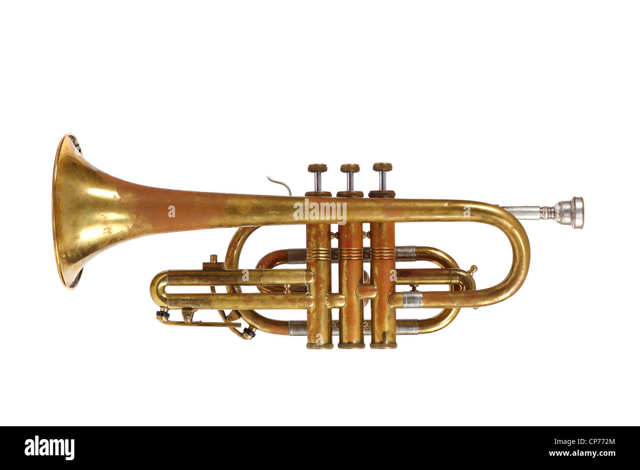 Old trumpet Banque de photographies et d'images à haute résolution - Alamy