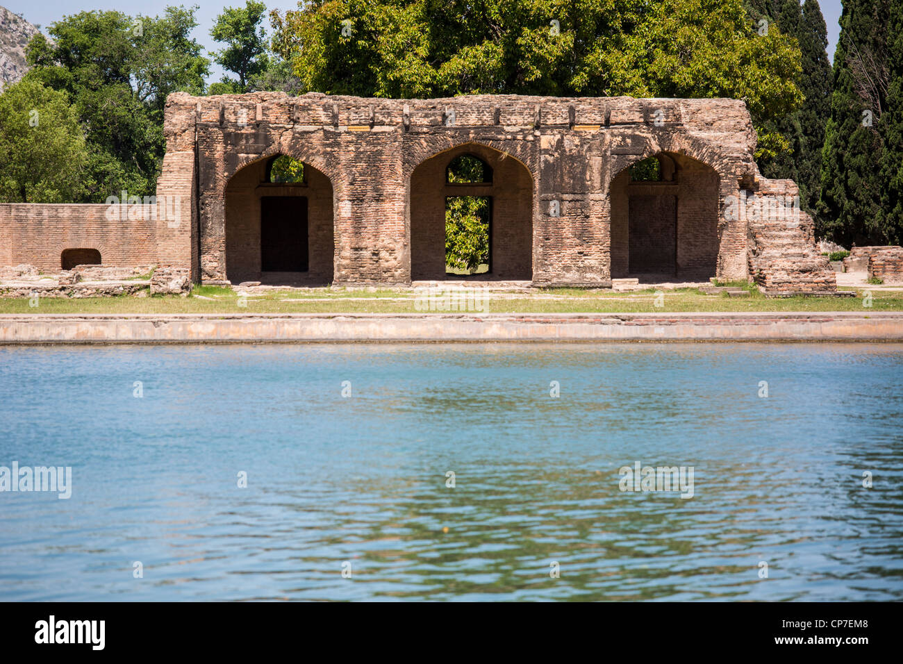 Wah, Mughal Gardens Jardins historiques de Wah, Province du Pendjab, au Pakistan Banque D'Images