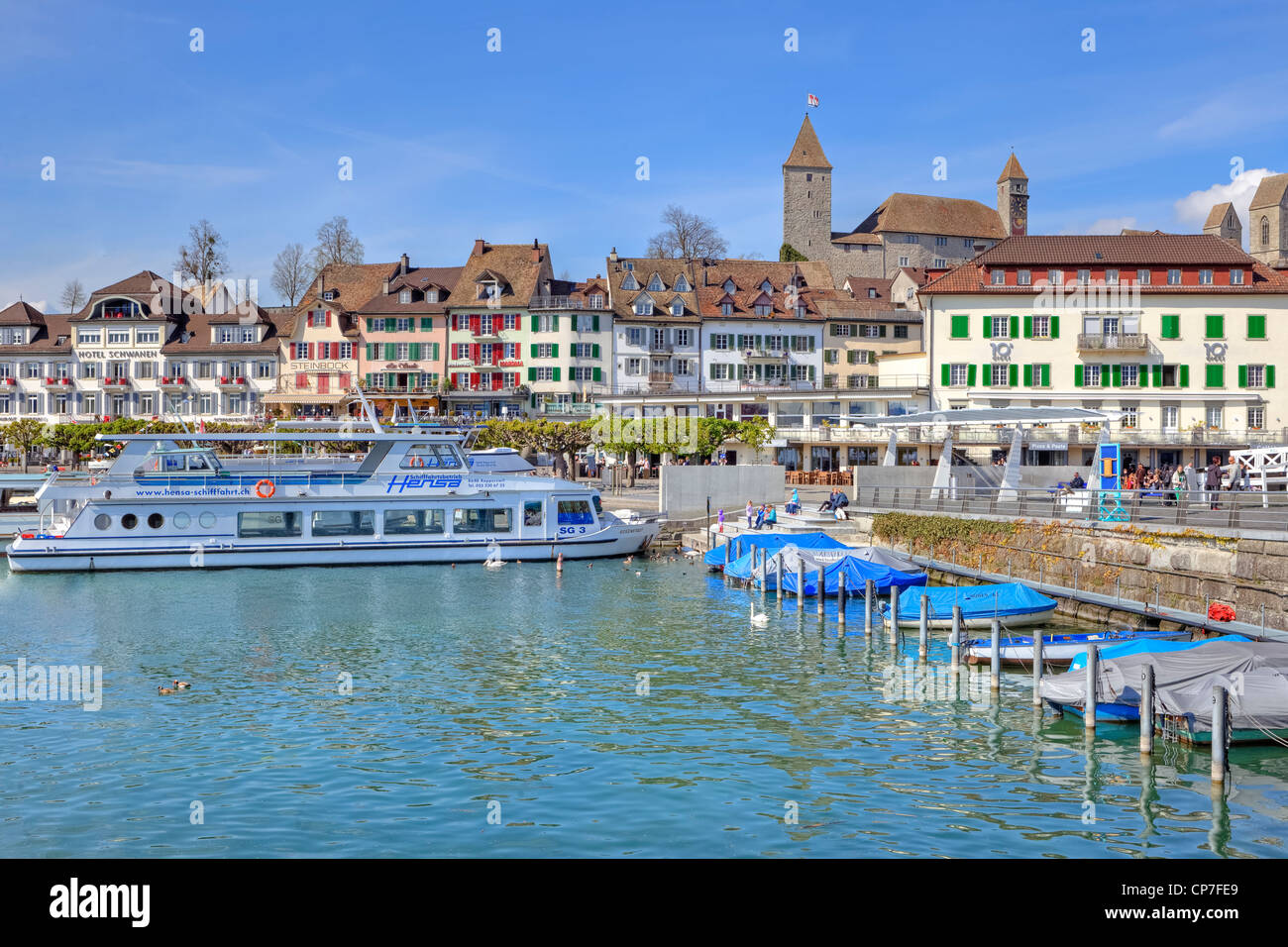 Château de Rapperswil, Zürich, St-Gall, Suisse Banque D'Images