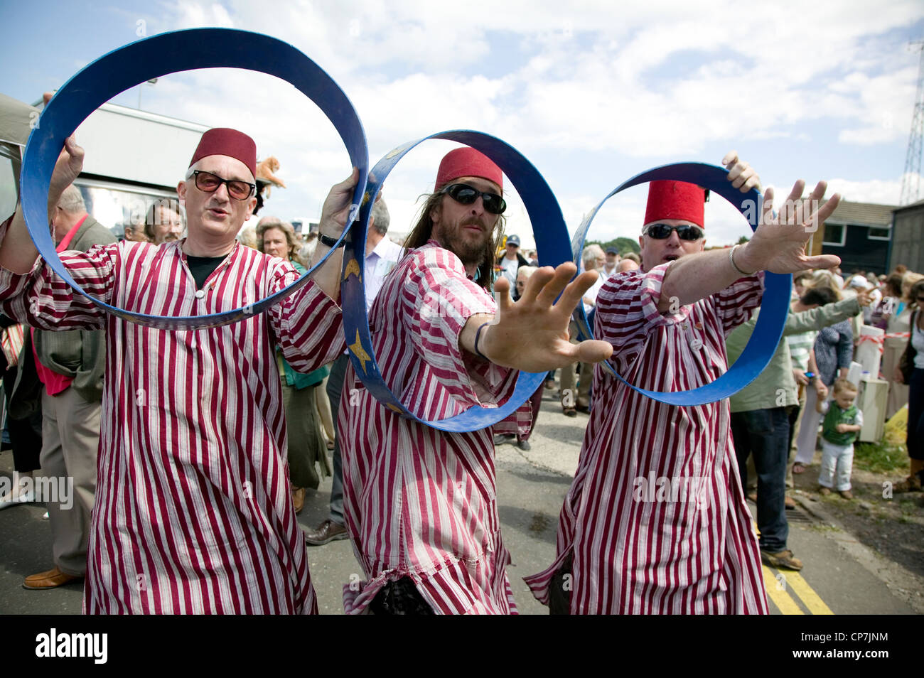 Spectacle, Whitstable Oyster Festival, port de Whitstable, Kent, England, UK Banque D'Images