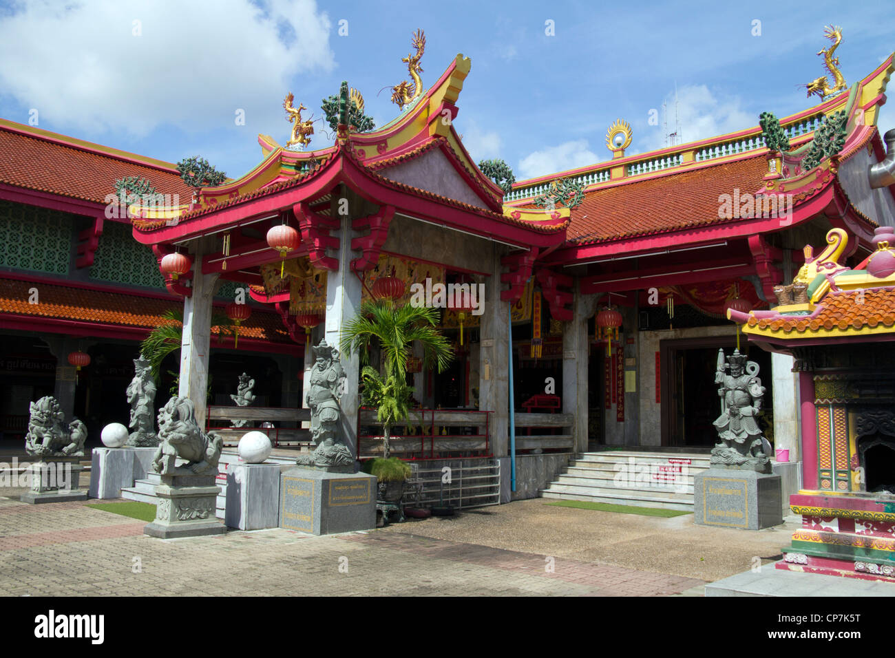 Jui Tui Temple chinois et de culte, vieille ville de Phuket, Thaïlande Banque D'Images