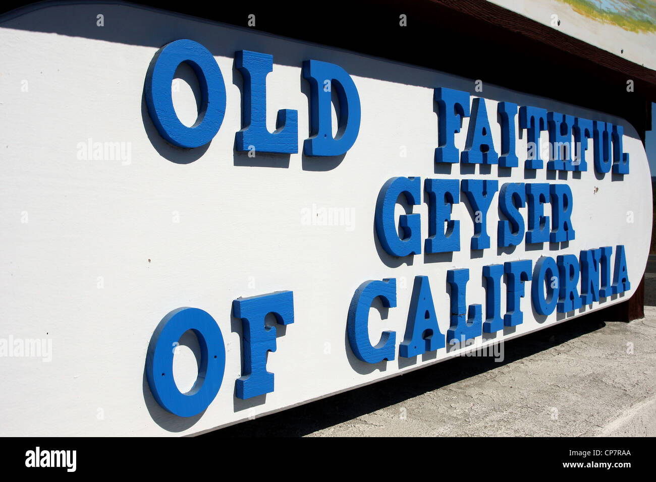 OLD Faithful Geyser DE CALIFORNIE CALISTOGA CALIFORNIA USA 06 Octobre 2011 Banque D'Images