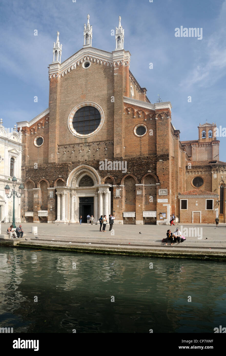 La Basilique Santi Giovanni e Paolo, à Venise, Vénétie, Italie Banque D'Images
