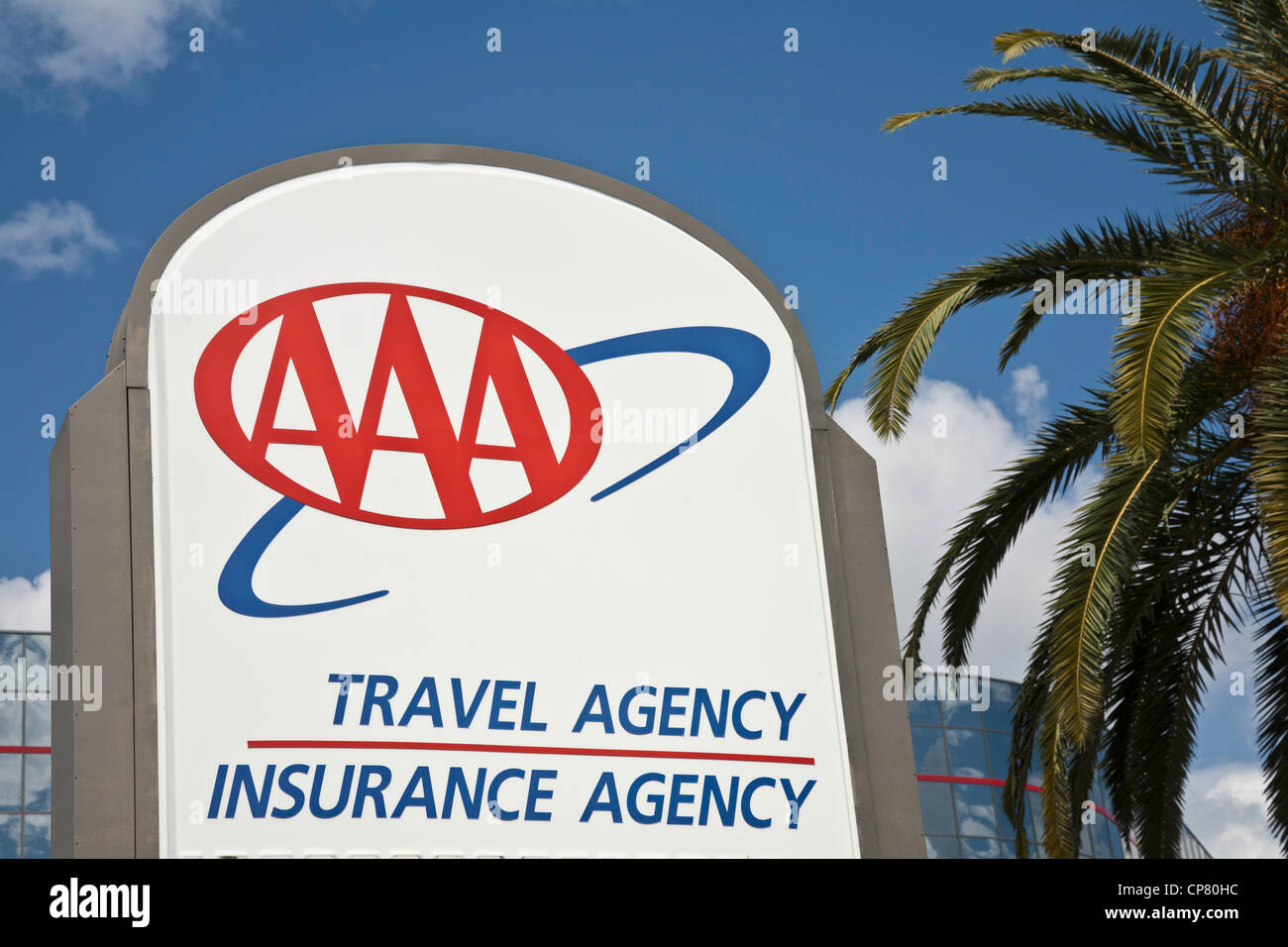 American Automobile Association Sign Banque D'Images