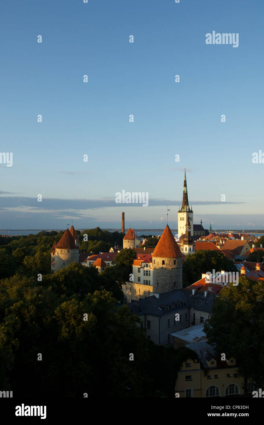Tallinn, Estonie, Pays Baltes Banque D'Images