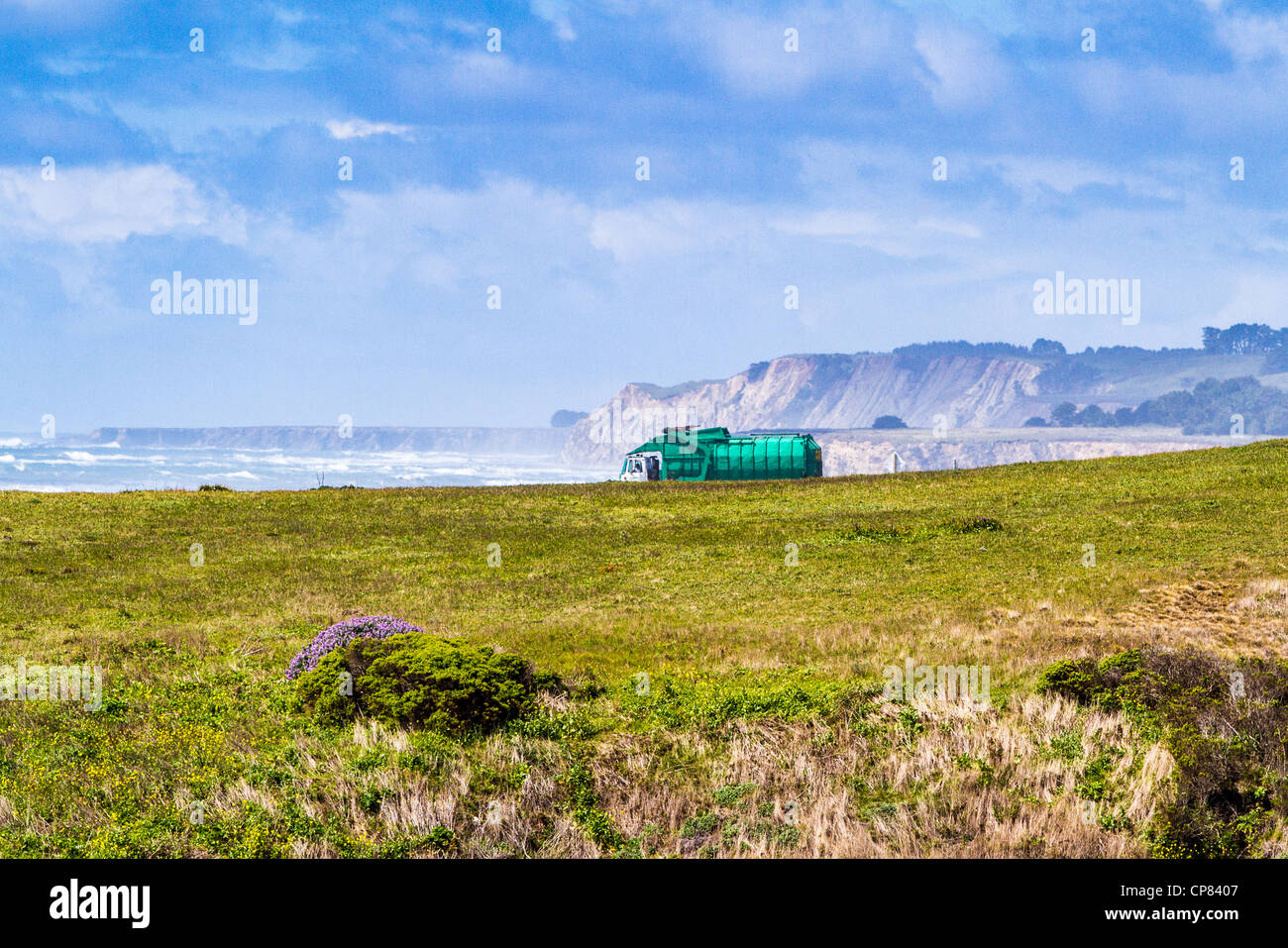Meilleurs itinéraires pour camions à ordures dans le monde Banque D'Images
