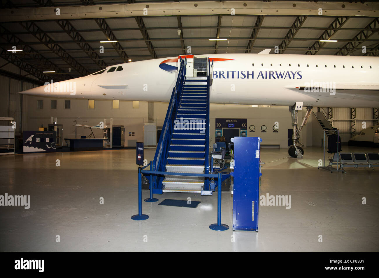 Concorde, Oscar Bravo Golf Alpha Alpha au Musée National d'Ecosse vol Banque D'Images