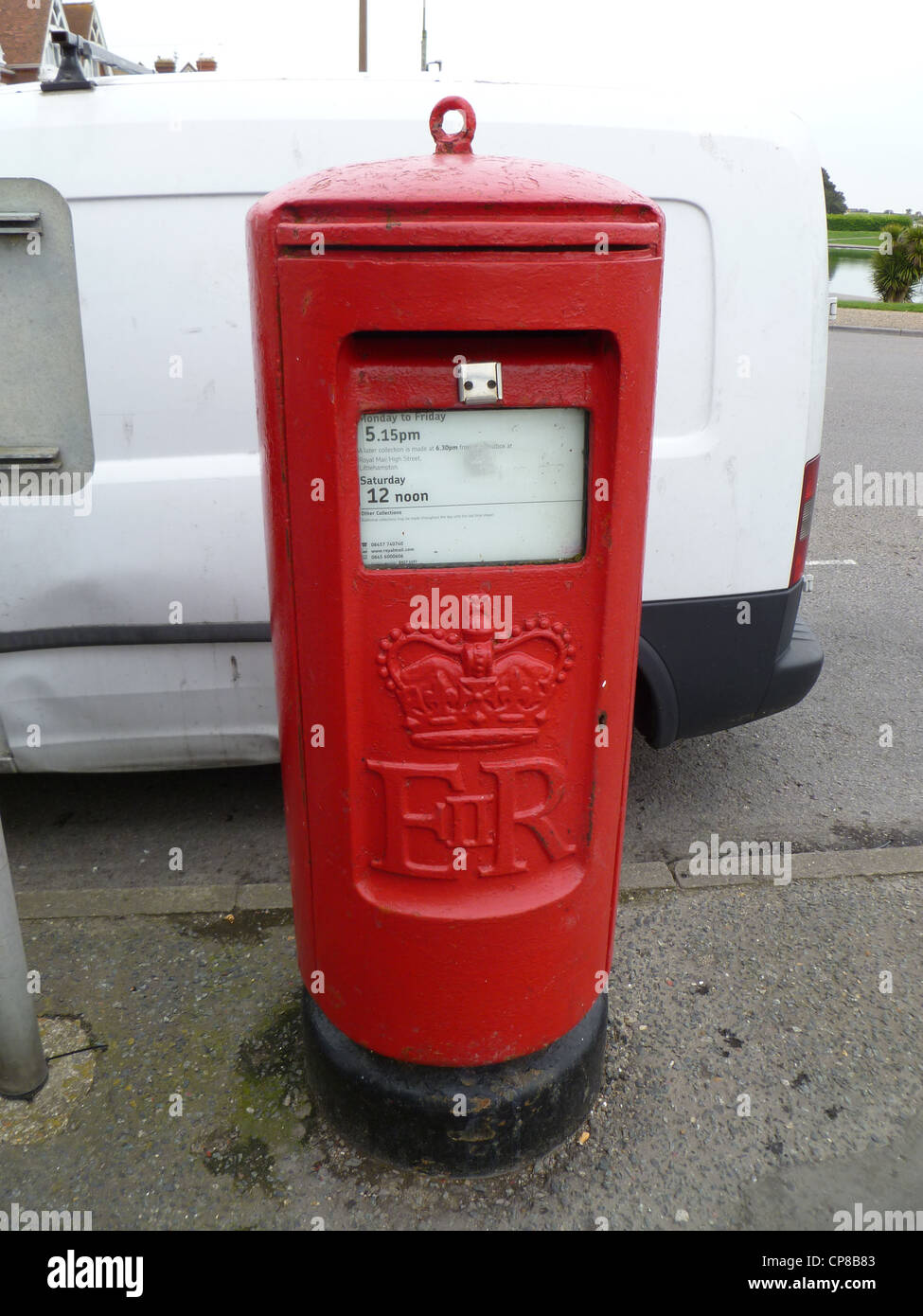 Royal Mail inhabituelle post Box. Banque D'Images