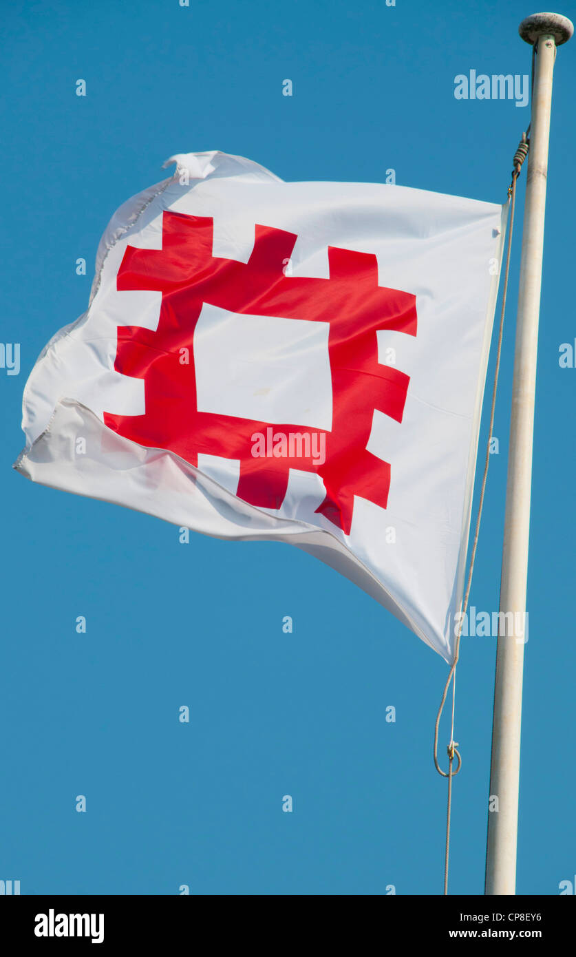English Heritage Flag Banque D'Images