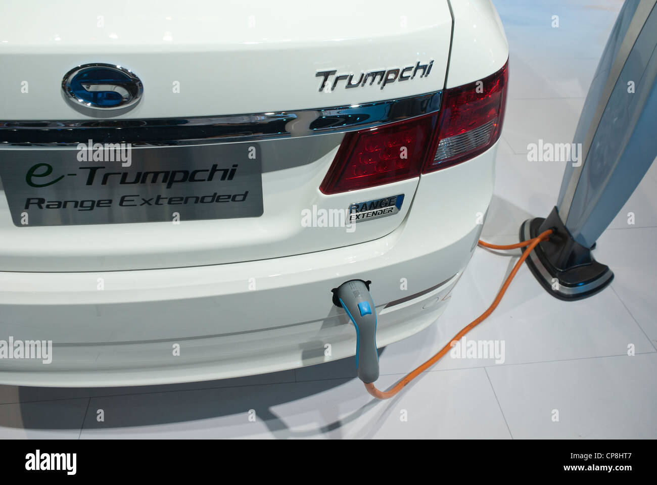 Voiture électrique Trumpchi Banque D'Images