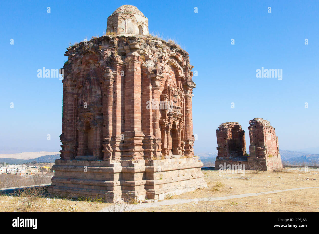 Malot Temple Hindou, près de la Province de Punjab, Pakistan Islamabad Banque D'Images