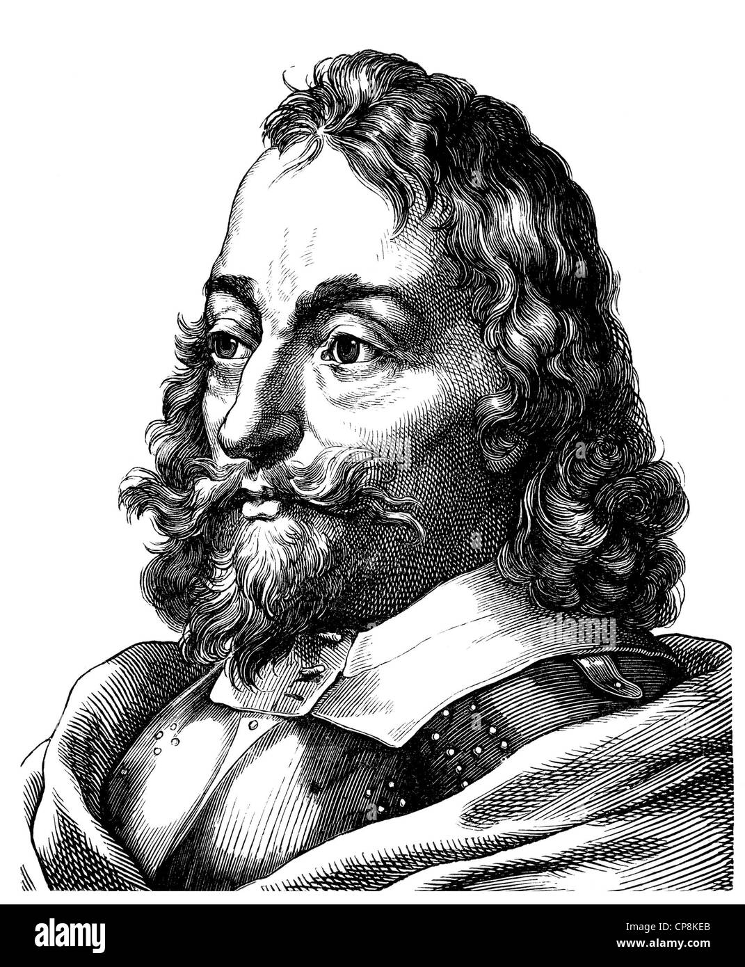 Maximilien I, 1573 - 1651, duc de Bavière et l'électeur du Saint Empire Romain, Historische Mischtechnik aus dem 19. Jahrhundert, Banque D'Images