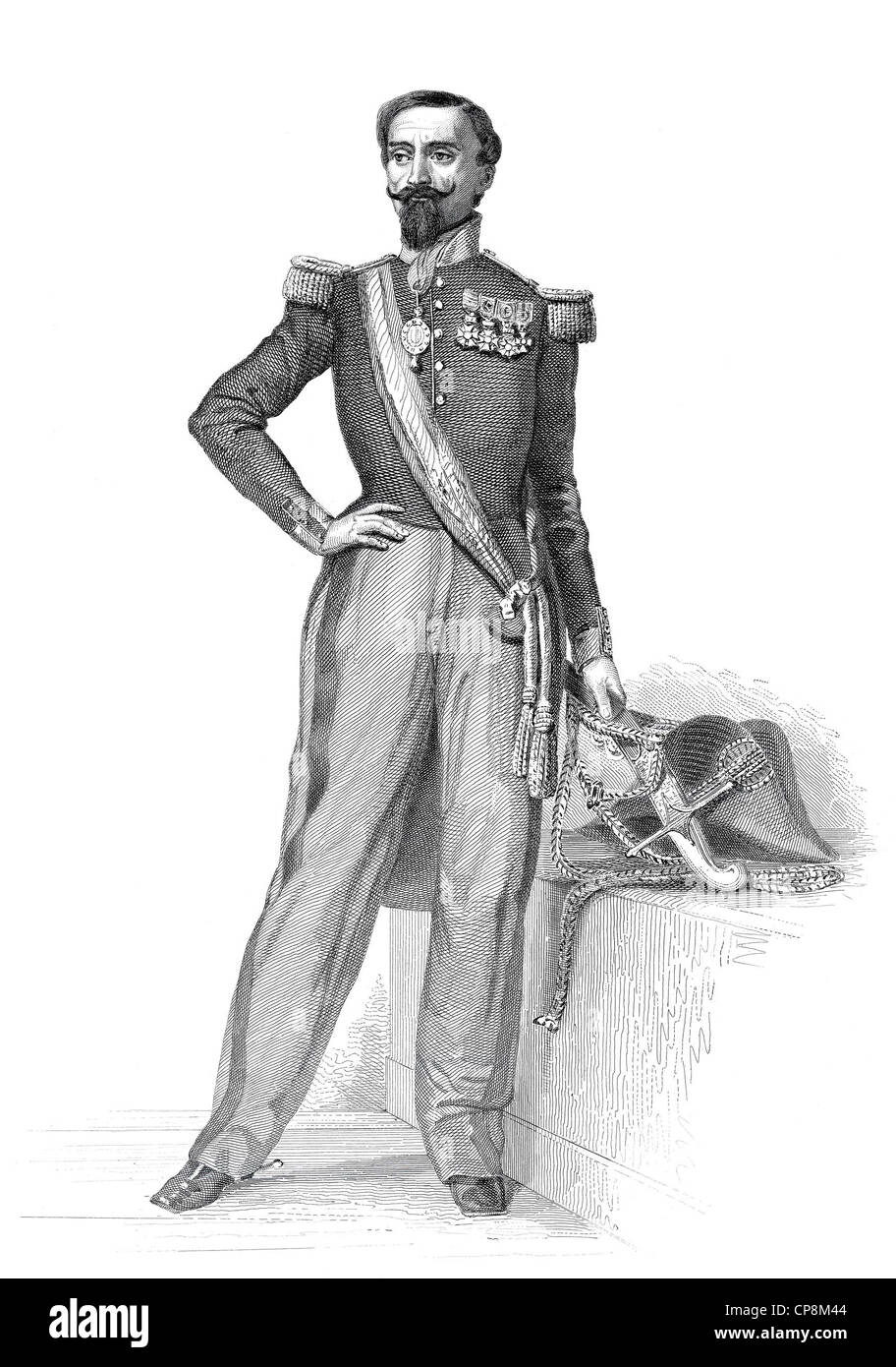 Joachim Jean-Jacques Marie Ambert Jules Alexandre, également connu sous le nom de Général Baron d'Ambert, 1804 - 1890, membre de l'Natio Banque D'Images