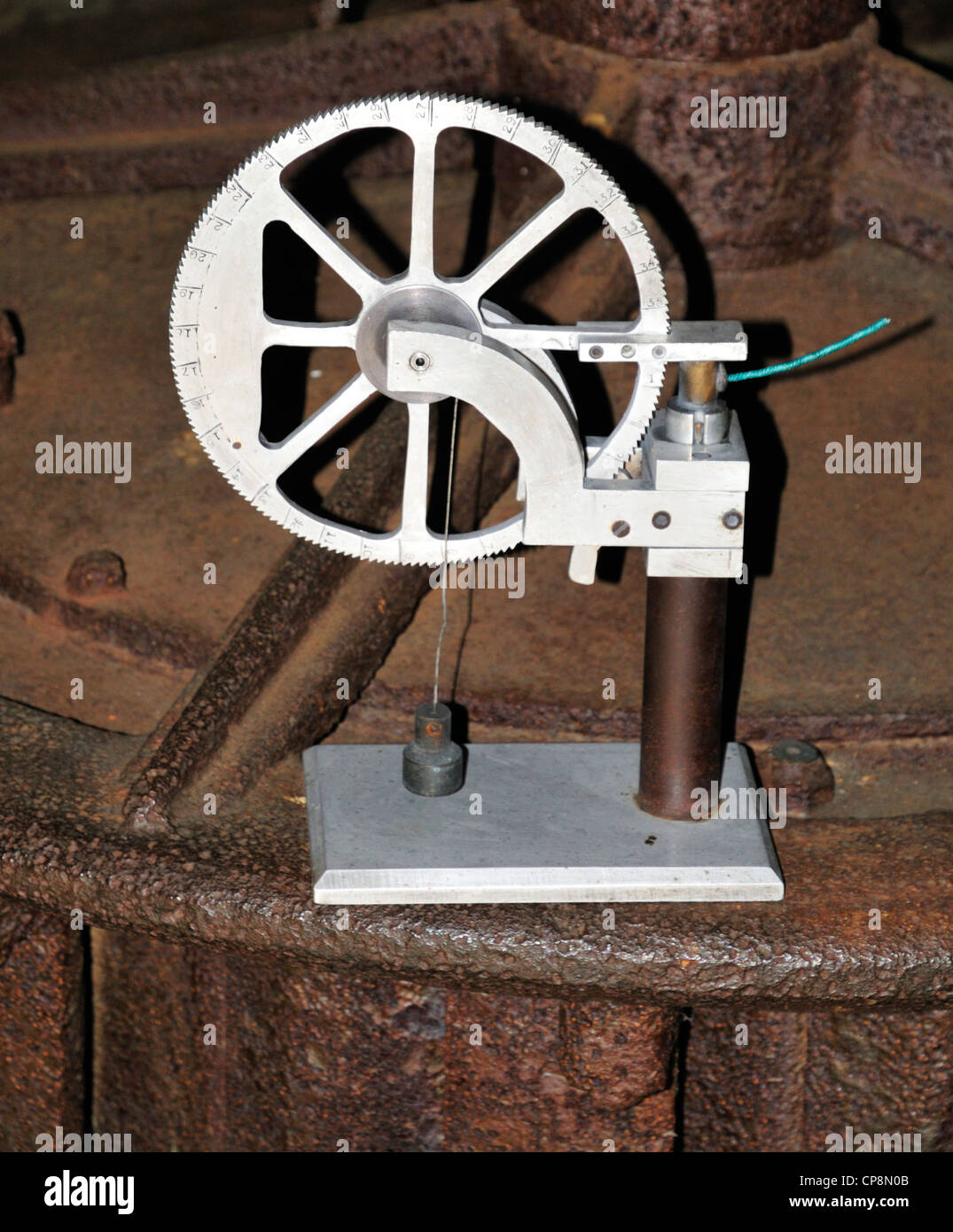 Testeur d'explosifs à l'affiche au Musée Hagley Banque D'Images