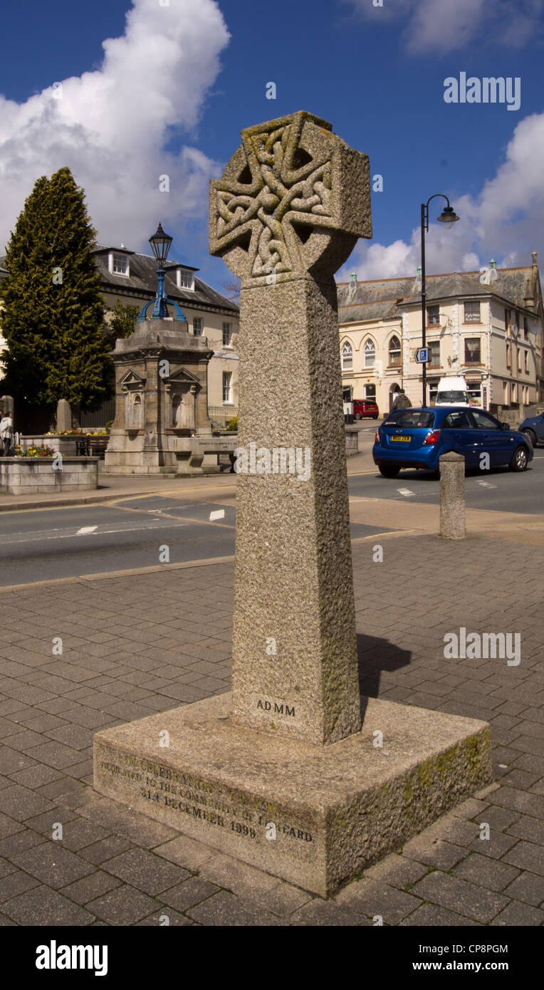 Monument, Rue Barras, Liskeard, Cornwall Banque D'Images