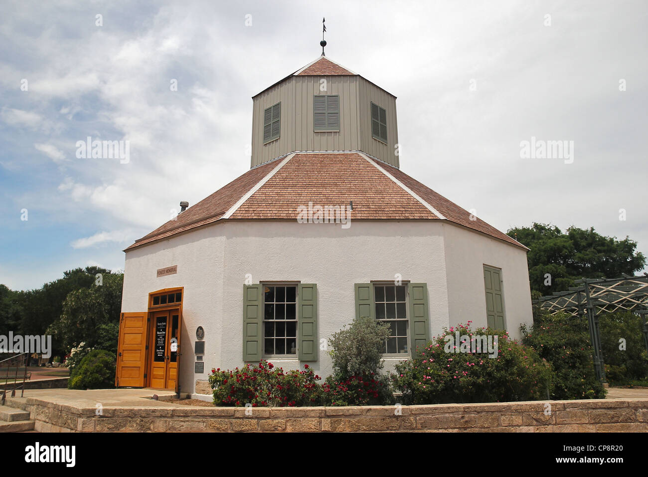 La société Vereins Kirche (église) dans la région de Fredericksburg, au Texas Banque D'Images