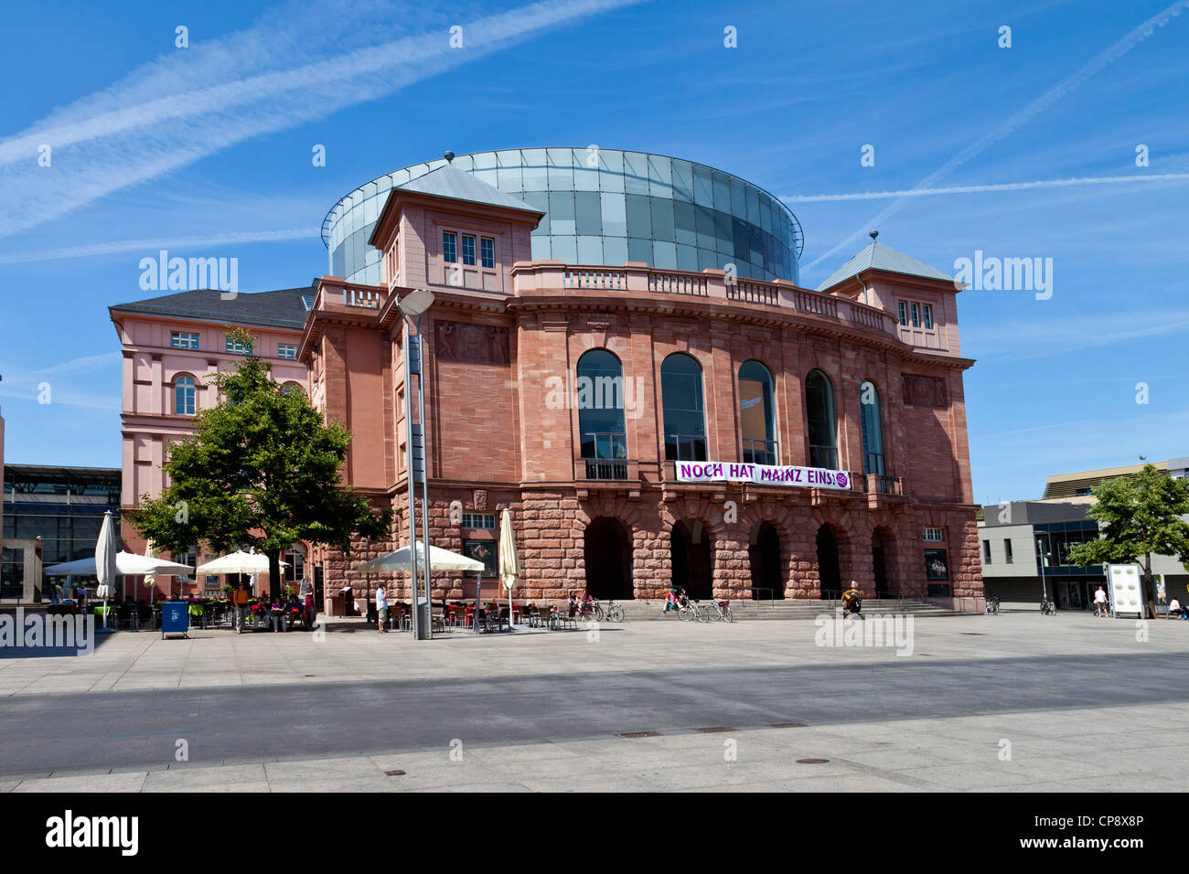 L'Europe, l'Allemagne, Rheinland-pfalz, Mayence, les gens à bâtir Banque D'Images