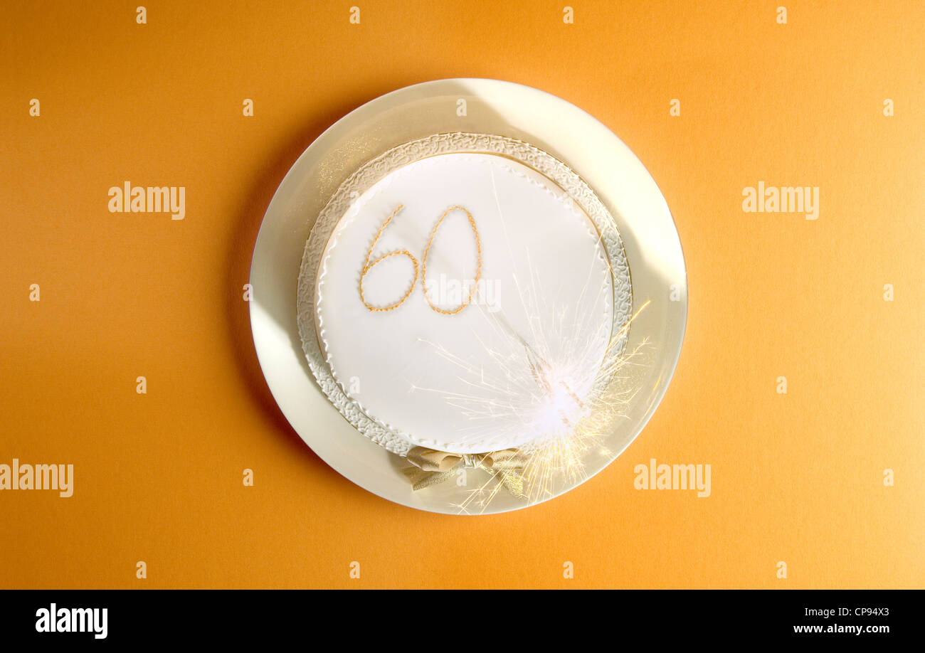 60e anniversaire pour représenter la retraite Banque D'Images