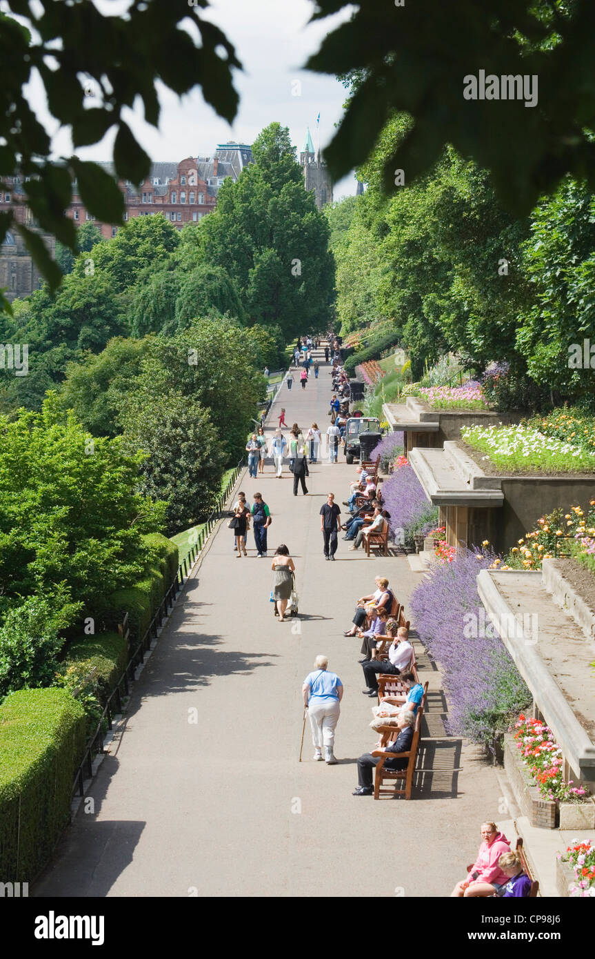 Princes Street Gardens, Édimbourg, Écosse. Banque D'Images