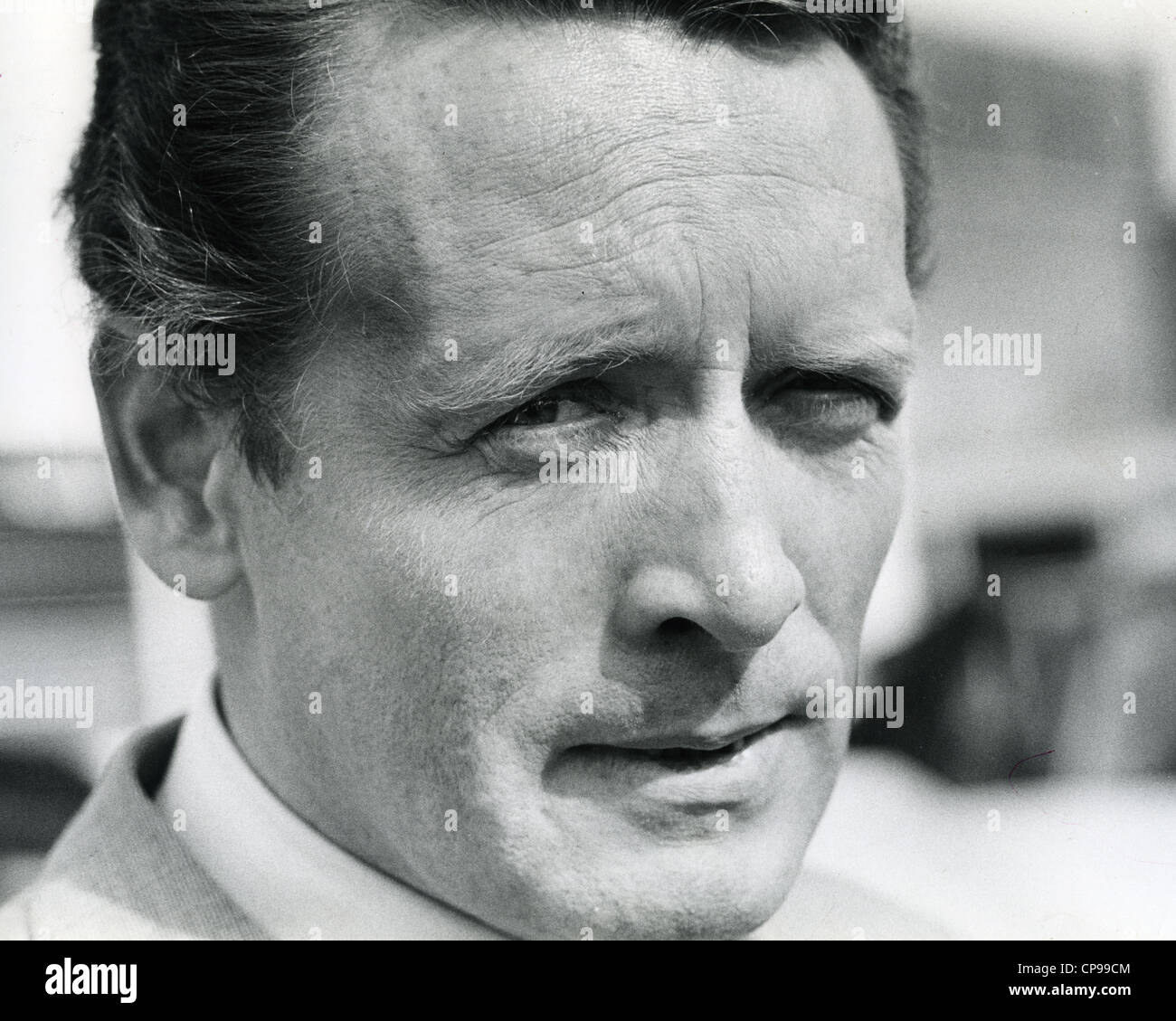PATRICK McGOOHAN (1928-2009) acteur irlandais ici tournage épisode de Danger Man à Elstree en mars 1965. Photo Tony Gale Banque D'Images