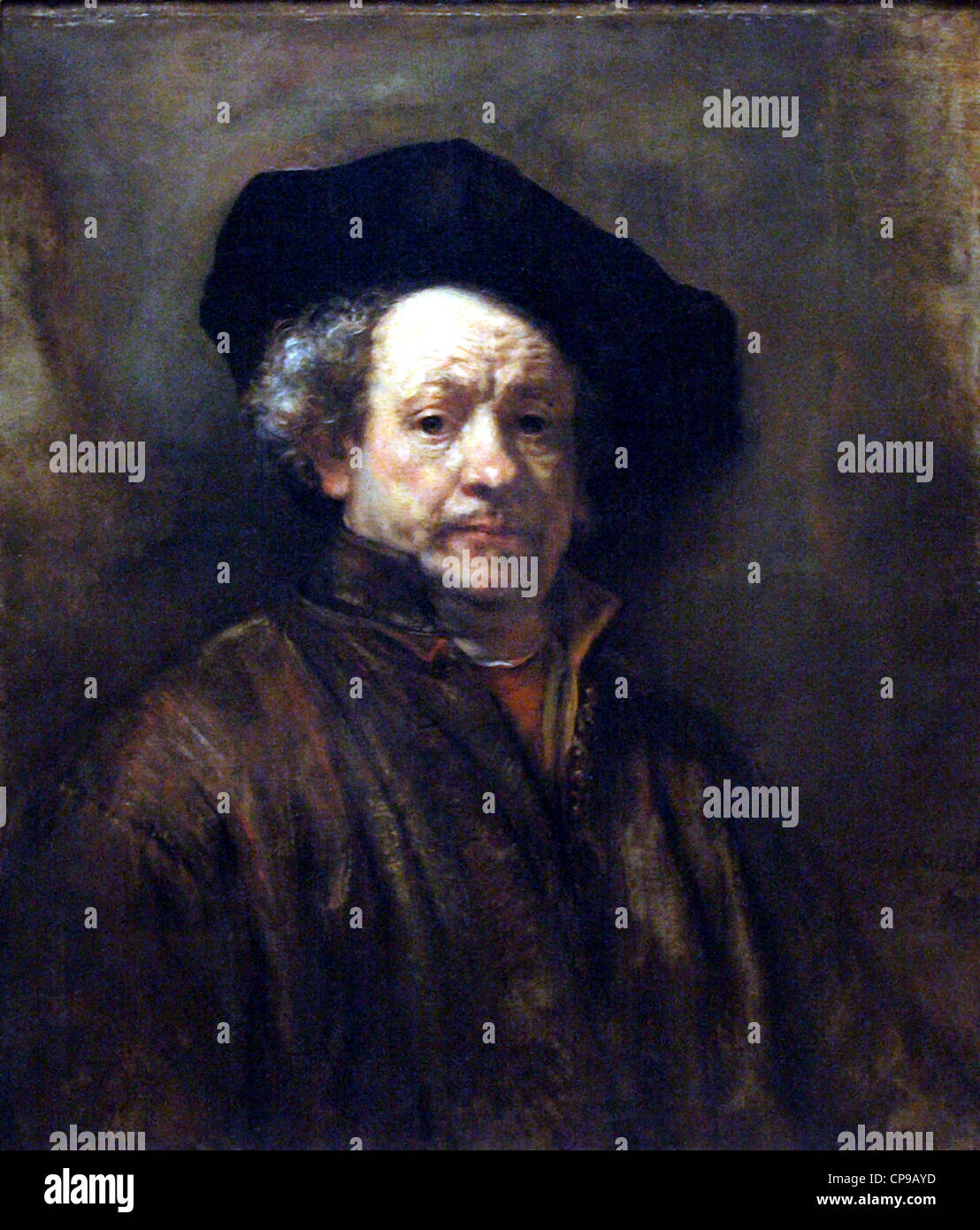 Peinture de Rembrandt dans le MET, NY} Banque D'Images