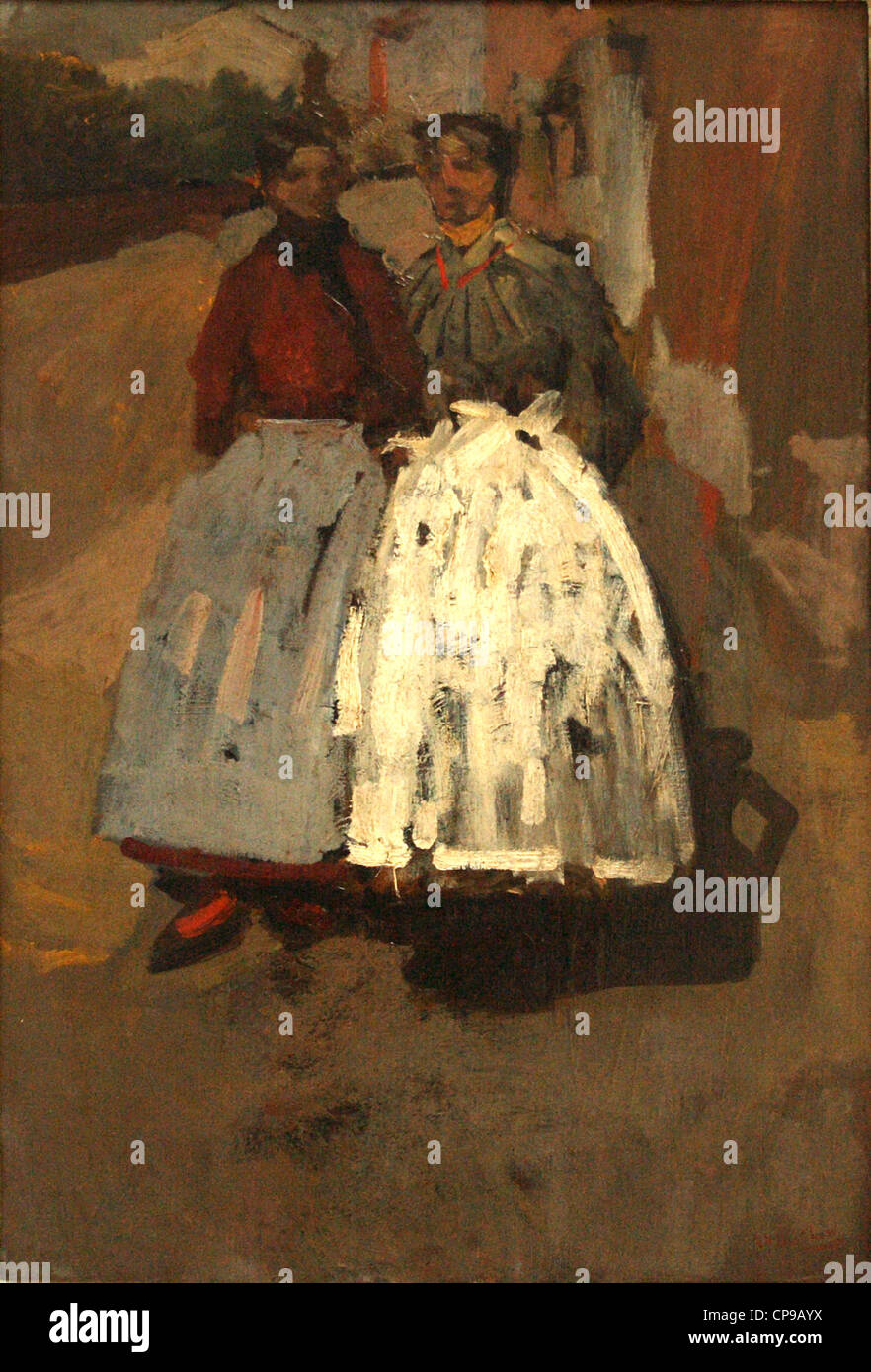 Par George Hendrik Breitner Peinture Banque D'Images