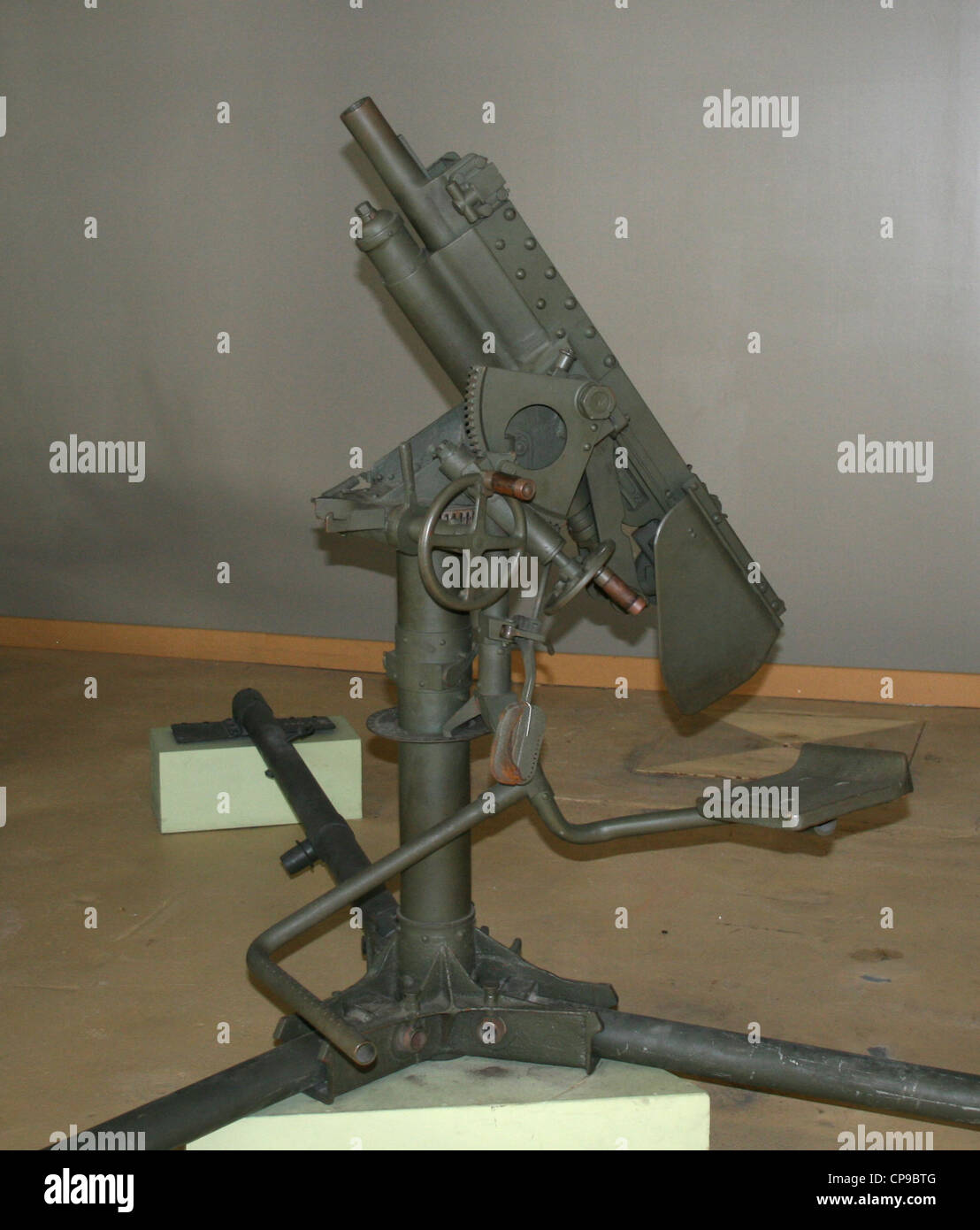 Sockerflak - Français AA cannon, 3,7 cm, 1917-1918 Banque D'Images