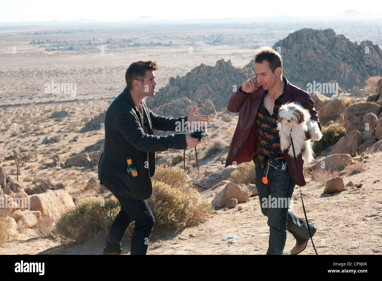 Sept psychopathes 2012 CBS Films Production avec Colin Farrell à gauche et Sam Rockwell Banque D'Images