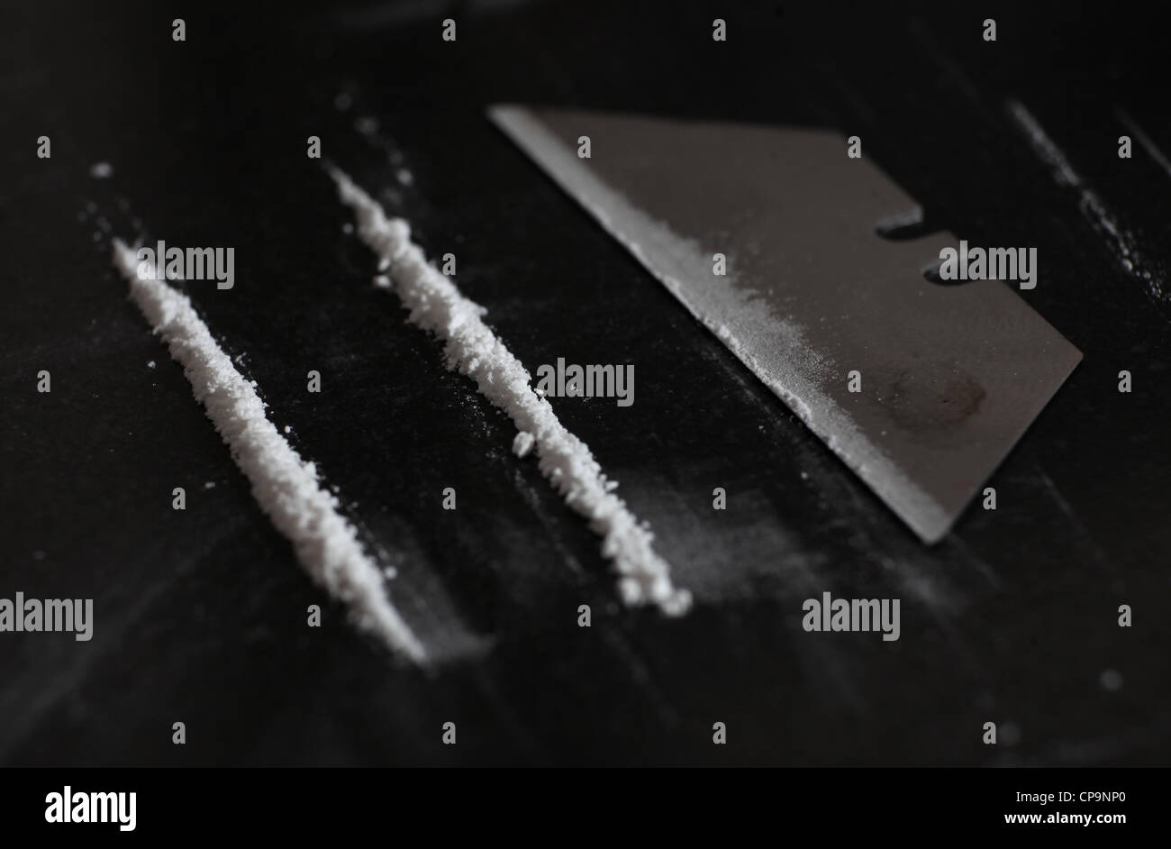 Cocaïne. Banque D'Images