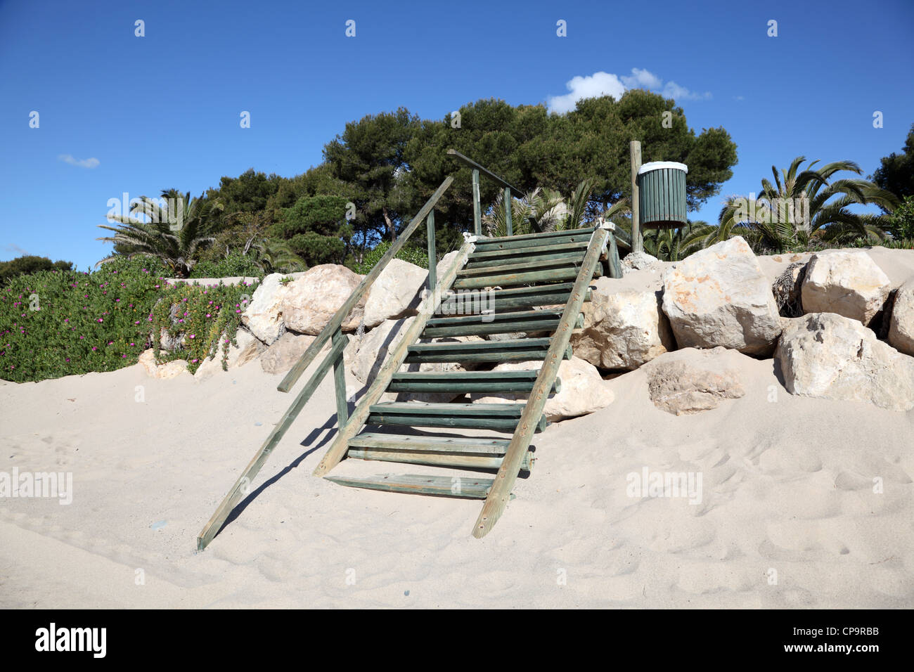 Mediterranean Beach à Miami Platja, Catalogne, Espagne Banque D'Images