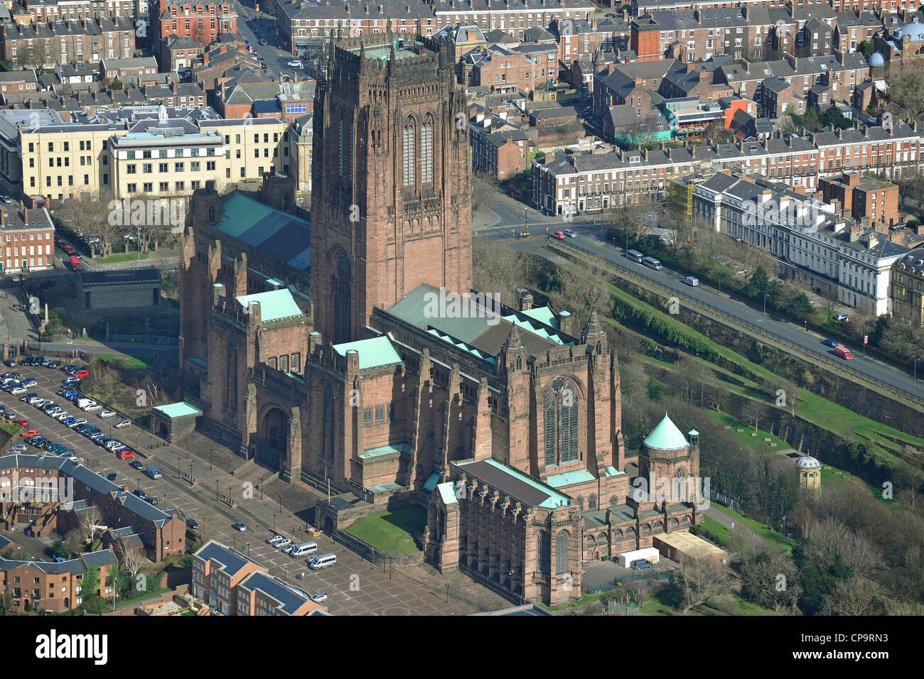 Photographie de la cathédrale de Liverpool Banque D'Images